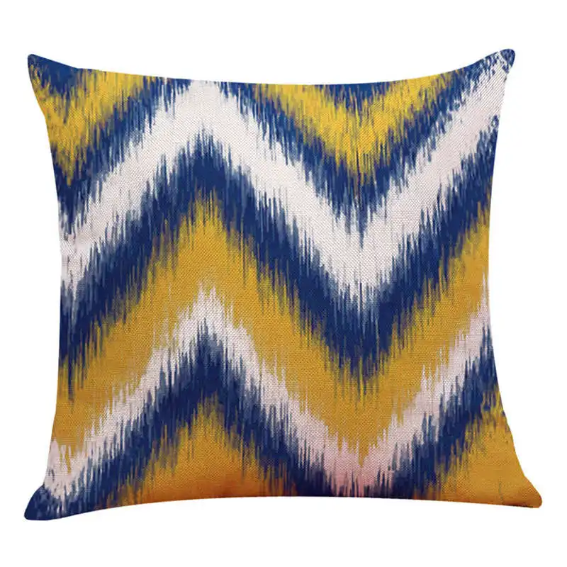 2018 Gold Bronzing Pillow Cases Geometric Pineapple Cotton Pillow Case blue Bedroom Home bed sofa pillow cover 45x45cm #3o11#f (12)