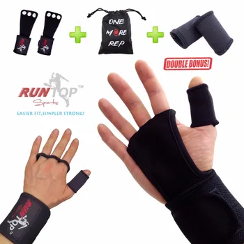 RUNTOP Crossfit WODS Training Gloves Grip Pad Workout Weight Lifting Leather Hand Palm Protect Wrist Wrap Brace Support Straps
RUNTOP Crossfit WODS Training Gloves Grip Pad Workout Weight Lifting Leather Hand Palm Protect Wrist Wrap Brace Support Straps