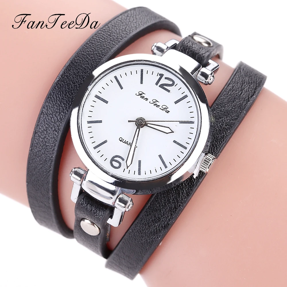 Fashion Winding Bracelet Women Watches Quartz Watch Casual FanTeeDa Long Leather Strap Buckle Montre Girls Clock reloj dama
Fashion Winding Bracelet Women Watches Quartz Watch Casual FanTeeDa Long Leather Strap Buckle Montre Girls Clock reloj dama