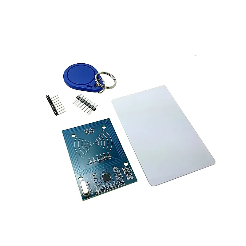 MFRC 522 Module S50 RC522 Sans Fil IC RFID Fudan MFRC522 SPI Ecrivain Drive de Carte Cle Chaine Kits 13.|Запасные части| |