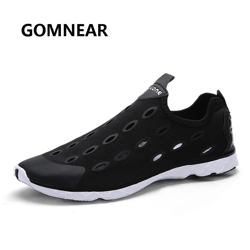 GOMNEAR Mans Water Shoes Outdoor Breathable Light Slip on Aqua Sneakers Beach Walking Shoes Quick Drying Hollow Shoes Zapatos
GOMNEAR Mans Water Shoes Outdoor Breathable Light Slip on Aqua Sneakers Beach Walking Shoes Quick Drying Hollow Shoes Zapatos