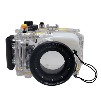 Mcoplus 40M 130ft Underwater Housing Waterproof Diving Case Cover for Sony DSC-RX100 Mark II RX100II
Mcoplus 40M 130ft Underwater Housing Waterproof Diving Case Cover for Sony DSC-RX100 Mark II RX100II