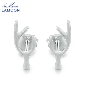 LAMOON 925 Sterling Silver Stud Earrings For Women Unique Animal Antlers Wiredrawing Design Fine Jewelry for Girl Gift EY006
LAMOON 925 Sterling Silver Stud Earrings For Women Unique Animal Antlers Wiredrawing Design Fine Jewelry for Girl Gift EY006