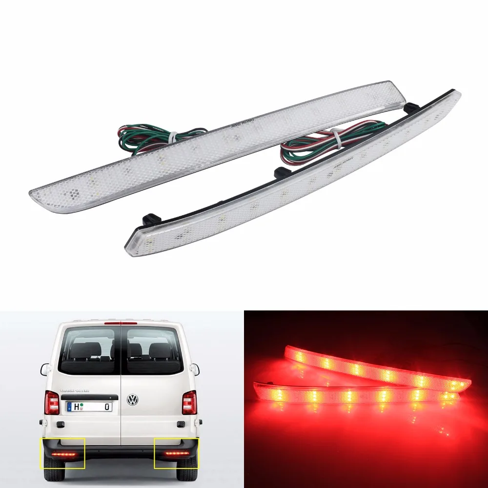 ANGRONG 2x For VW Transporter T5 Multivan Caravelle Facelifted Rear Bumper Reflector LED Light(CA332) 
ANGRONG 2x For VW Transporter T5 Multivan Caravelle Facelifted Rear Bumper Reflector LED Light(CA332)