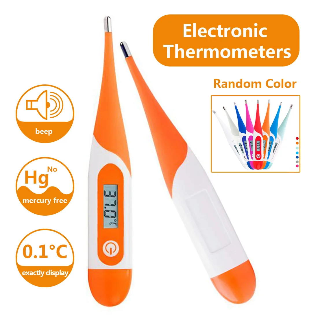 Baby Thermometer Electronic Baby Head Temperature Measuring Tools Soft Adult Medical Children Body Fever Thermometer
Baby Thermometer Electronic Baby Head Temperature Measuring Tools Soft Adult Medical Children Body Fever Thermometer