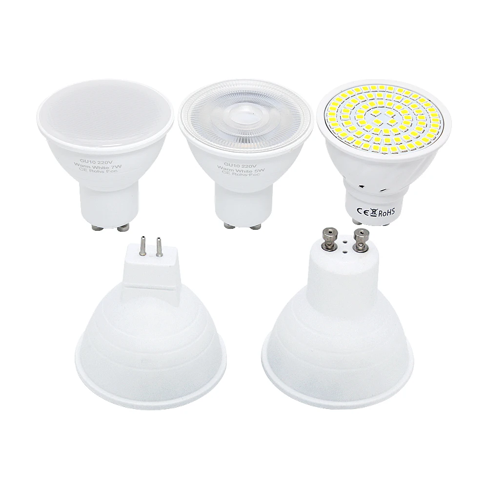 GU10 MR16 LED Spotlight Bulb 2W 3W 4W 5W 7W AC 220V Super Bright 2835SMD Energy saving Lamp home lighting Cool Warm White light
GU10 MR16 LED Spotlight Bulb 2W 3W 4W 5W 7W AC 220V Super Bright 2835SMD Energy saving Lamp home lighting Cool Warm White light