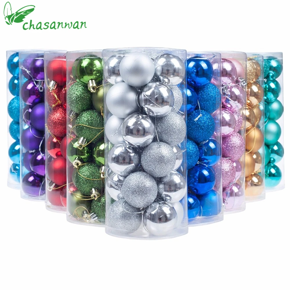 CHASANWAN 24pcs 4cm Christmas Balls Ornaments Shatterproof Navy Blue Xmas Trees Wedding Parties Mini Tree Decorations Navidad,T
CHASANWAN 24pcs 4cm Christmas Balls Ornaments Shatterproof Navy Blue Xmas Trees Wedding Parties Mini Tree Decorations Navidad,T