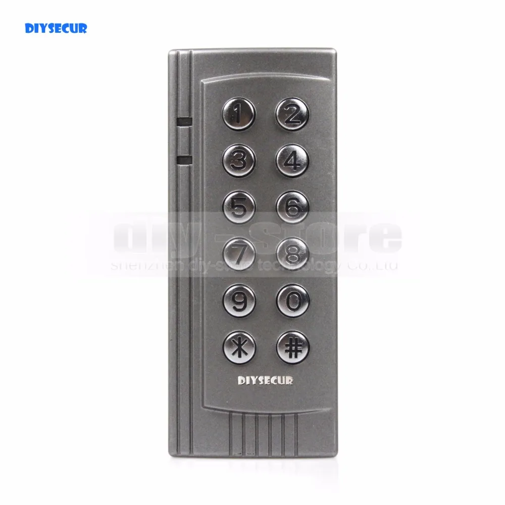 DIYSECUR New Proximity RFID 125KHz Card Reader Access Control Keypads Access Controller for Office / Home Improvement
DIYSECUR New Proximity RFID 125KHz Card Reader Access Control Keypads Access Controller for Office / Home Improvement