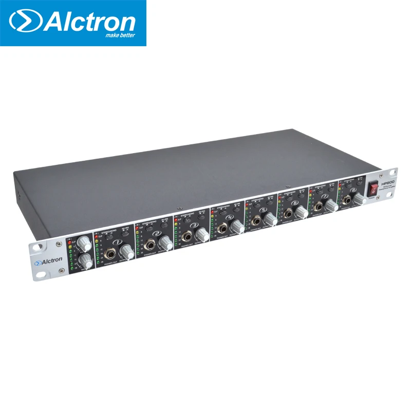 Alctron HP800 8-channel headphone amplifier multifunctional Headphone Preamp,multi-people monitor with separate volume control
Alctron HP800 8-channel headphone amplifier multifunctional Headphone Preamp,multi-people monitor with separate volume control