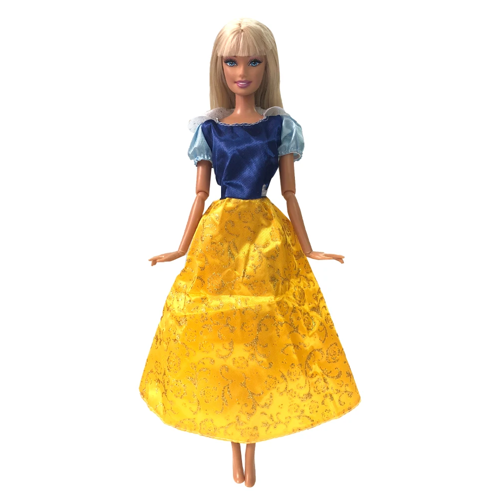 NK One Set Princess Doll Dress Similar Fairy Tale Snow white Wedding Dress Gown Party Outfit For Barbie Doll Best Girls' Gift 09
NK One Set Princess Doll Dress Similar Fairy Tale Snow white Wedding Dress Gown Party Outfit For Barbie Doll Best Girls' Gift 09