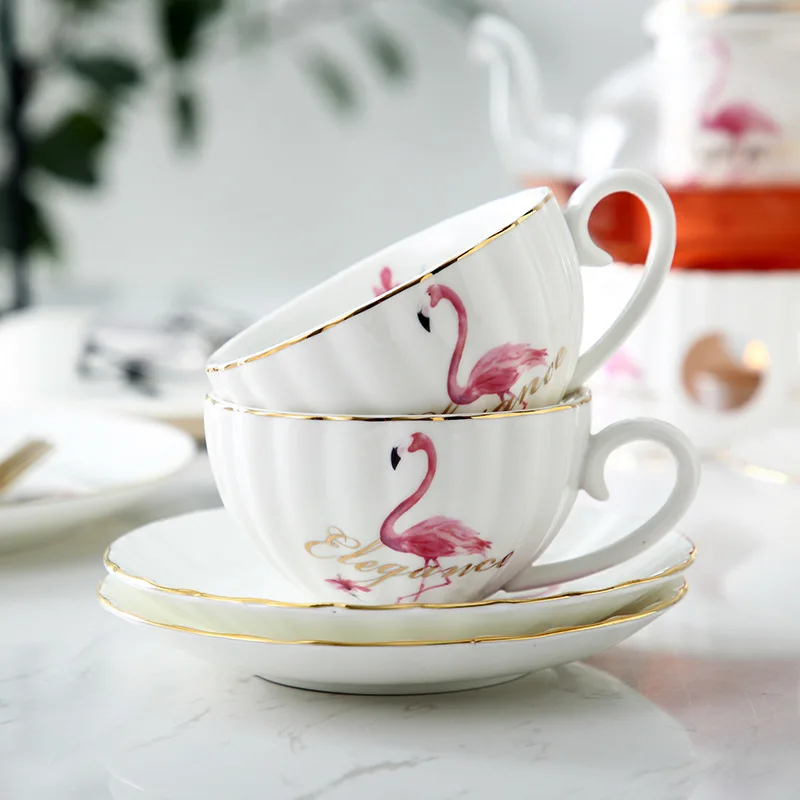 Nordic Flamingo 2Pcs Ceramic Coffee Cup And Saucer Sets Teacup Cafe Xicara Tasse Koffie Kopjes Tazas Desayuno Tea Espresso Cups
Nordic Flamingo 2Pcs Ceramic Coffee Cup And Saucer Sets Teacup Cafe Xicara Tasse Koffie Kopjes Tazas Desayuno Tea Espresso Cups