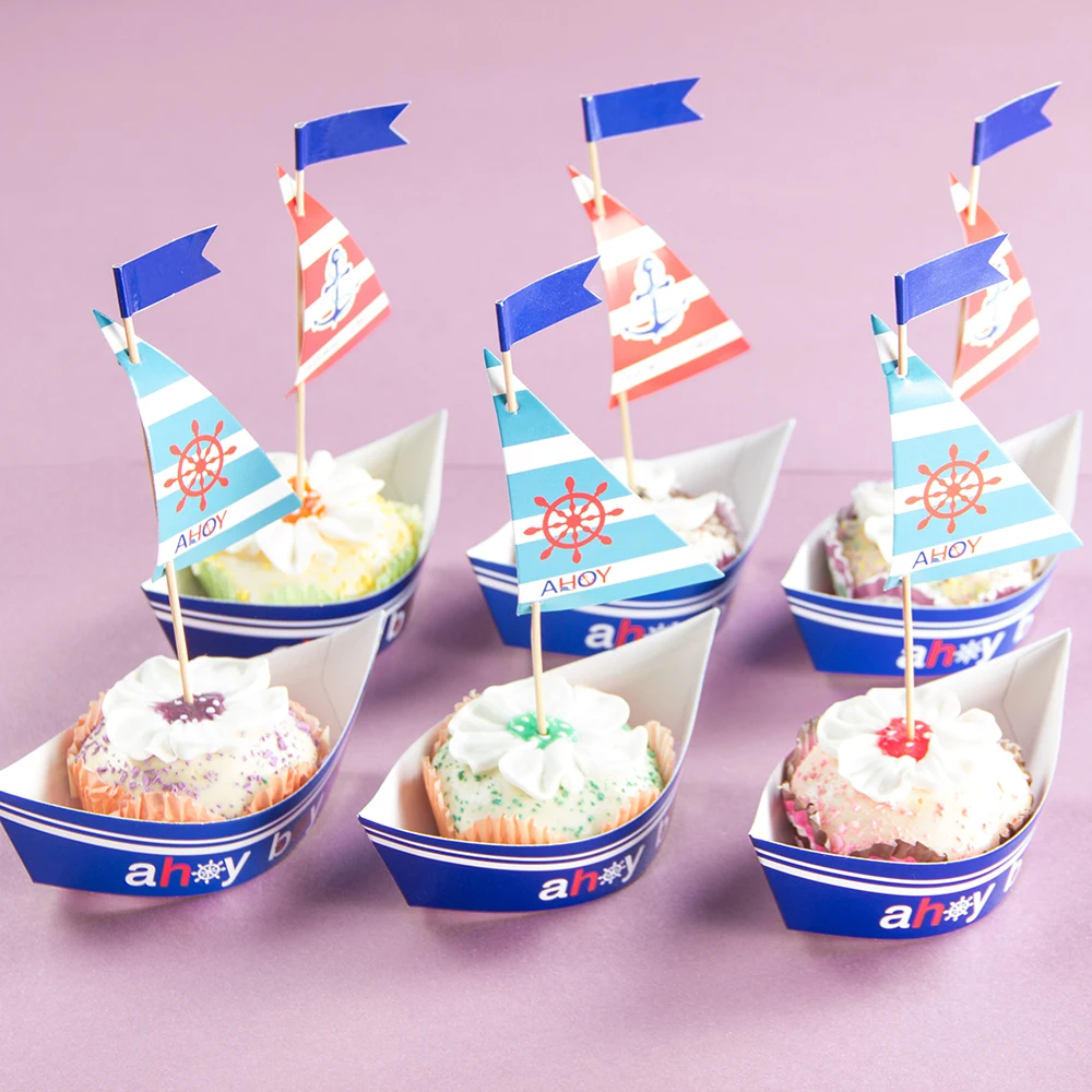 (Set of 20)New Ahoy Boy Nautical Sailboat Birthday Party Cake Topper Kit Cupcake Wrapper Baby Boy Shower Kids First Birthday
(Set of 20)New Ahoy Boy Nautical Sailboat Birthday Party Cake Topper Kit Cupcake Wrapper Baby Boy Shower Kids First Birthday