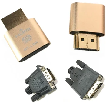 HDMI Virtual Display Adapter HDMI DDC EDID HDMI Dummy Plug Headless Ghost Display Emulator Lock plate 4K VGA DVI
HDMI Virtual Display Adapter HDMI DDC EDID HDMI Dummy Plug Headless Ghost Display Emulator Lock plate 4K VGA DVI