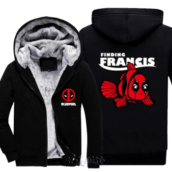 TV Casual Deadpool Printed Thicken Zipper Hoodies For Men Marvel hero Hoody Hip Hop Sweatshirts Fashion Man women Jacket Coats
TV Casual Deadpool Printed Thicken Zipper Hoodies For Men Marvel hero Hoody Hip Hop Sweatshirts Fashion Man women Jacket Coats