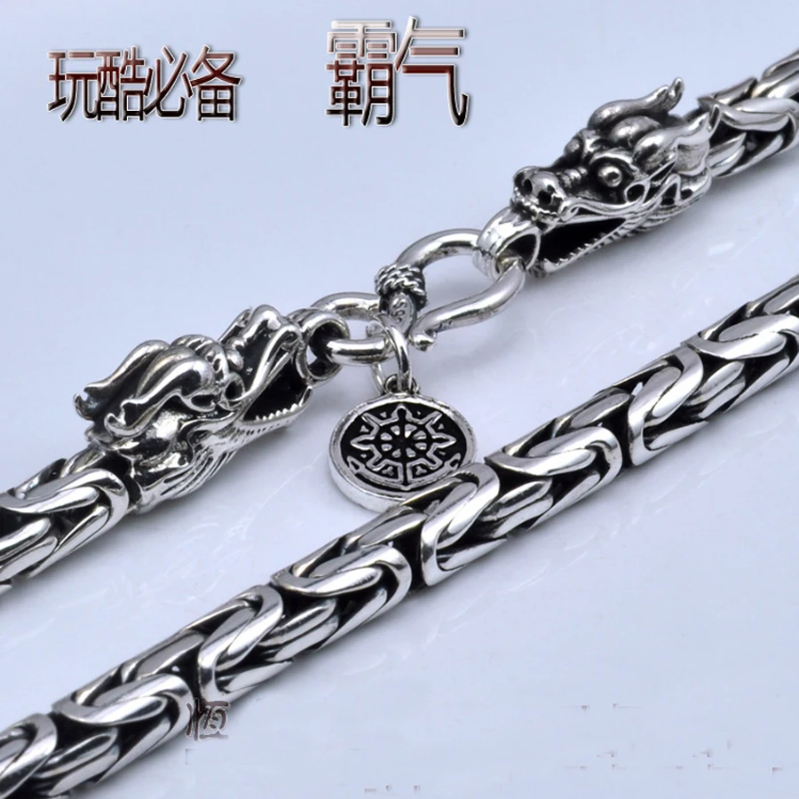 solid 925 sterling Silver women men classic Rock Vintage Jewelry Handmade collection DRAGON heavy biker necklace chain A561
solid 925 sterling Silver women men classic Rock Vintage Jewelry Handmade collection DRAGON heavy biker necklace chain A561