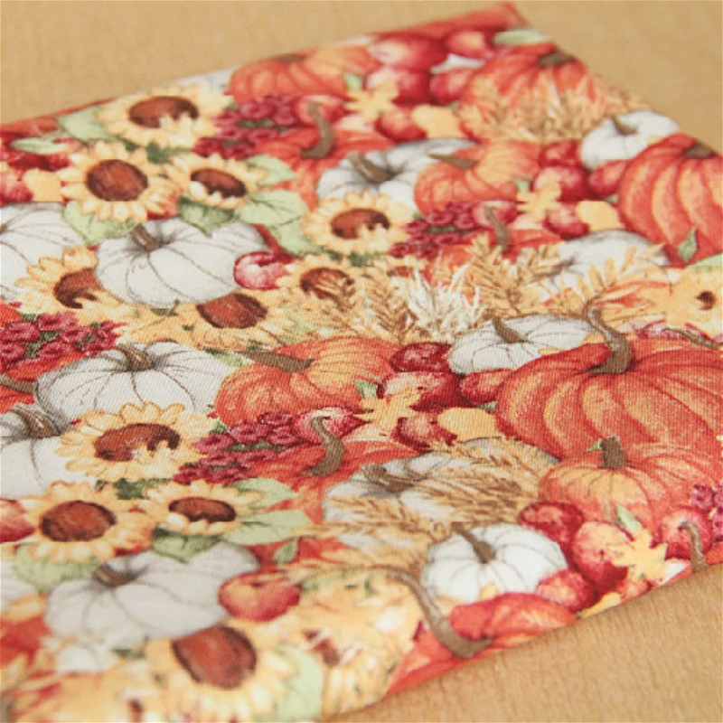 110cmx50cm Retro Halloween Pumpkin Sunflower Cotton Fabric Handmade DIY Household Toy Cloth Home Decoration Fabric
110cmx50cm Retro Halloween Pumpkin Sunflower Cotton Fabric Handmade DIY Household Toy Cloth Home Decoration Fabric