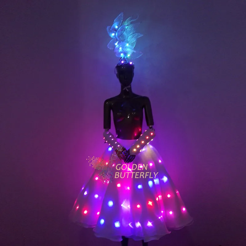 2017 Luminous Dress LED dress Full color color changing luminous conjoined clothes remote control luminous clothes
2017 Luminous Dress LED dress Full color color changing luminous conjoined clothes remote control luminous clothes