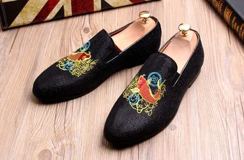 Summer Comfortable Flat Single Shoes Men Breathable Embroidery Pointed Toes Loafers Male Mixed Color Moccasin Gommino
Summer Comfortable Flat Single Shoes Men Breathable Embroidery Pointed Toes Loafers Male Mixed Color Moccasin Gommino