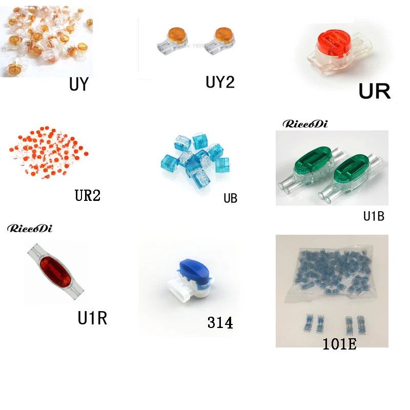 10/20/50/100PCS UY UY2 UR UG UB UR2 U1B U1R 314 101E Wire Connector Scotchlok Connector Replancement of 3M Connector
10/20/50/100PCS UY UY2 UR UG UB UR2 U1B U1R 314 101E Wire Connector Scotchlok Connector Replancement of 3M Connector