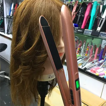 Profession Rose gold hair straightener Titanium alloy material panel Straight iron Rapid heating 2 in 1 perm tool 110-220v
Profession Rose gold hair straightener Titanium alloy material panel Straight iron Rapid heating 2 in 1 perm tool 110-220v
