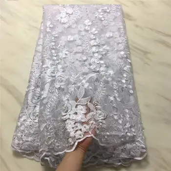 2019New Design Embroidery French Lace African Mesh Tulle Lace Fabric With Stones Beads High Quality 5 Yards/PCS 
2019New Design Embroidery French Lace African Mesh Tulle Lace Fabric With Stones Beads High Quality 5 Yards/PCS