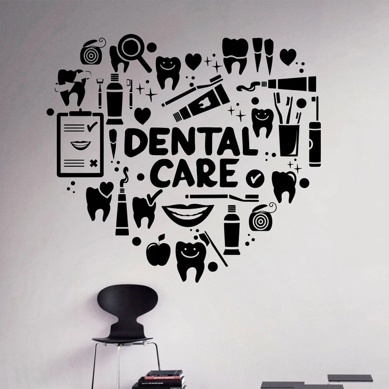 Dental Care Heart Creative Pattern Removable Wall Stickers for Dental Clinic Background Art Decoration Vinyl Wallpaper Art L786
Dental Care Heart Creative Pattern Removable Wall Stickers for Dental Clinic Background Art Decoration Vinyl Wallpaper Art L786