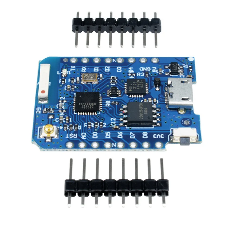 For WEMOS D1 Mini Pro 16M Bytes External Antenna Connector NodeMCU ESP8266 ESP-8266EX CP2104 WIFI Development Board USB Adapter
For WEMOS D1 Mini Pro 16M Bytes External Antenna Connector NodeMCU ESP8266 ESP-8266EX CP2104 WIFI Development Board USB Adapter