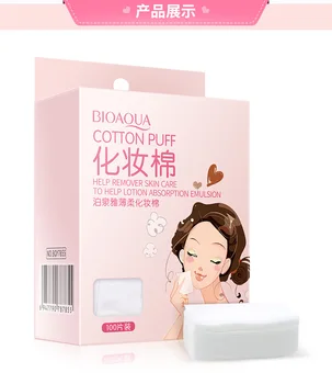 Bioaqua brand Cotton pad 100pcs Soft Makeup Pads Facial Cleansing Shrink Pores Absorb Paper Wipe face Skin Care
Bioaqua brand Cotton pad 100pcs Soft Makeup Pads Facial Cleansing Shrink Pores Absorb Paper Wipe face Skin Care