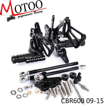 Motoo - Full CNC Aluminum Motorcycle Adjustable Rearsets Rear Sets Foot Pegs For HONDA CBR600RR ABS 2009-2015
Motoo - Full CNC Aluminum Motorcycle Adjustable Rearsets Rear Sets Foot Pegs For HONDA CBR600RR ABS 2009-2015