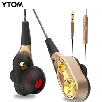 YTOM Special Edition Earphone with Microphone 3.5mm HD HiFi In Ear Monitor Bass Stereo dual driver Earbuds headphons for Phone
YTOM Special Edition Earphone with Microphone 3.5mm HD HiFi In Ear Monitor Bass Stereo dual driver Earbuds headphons for Phone