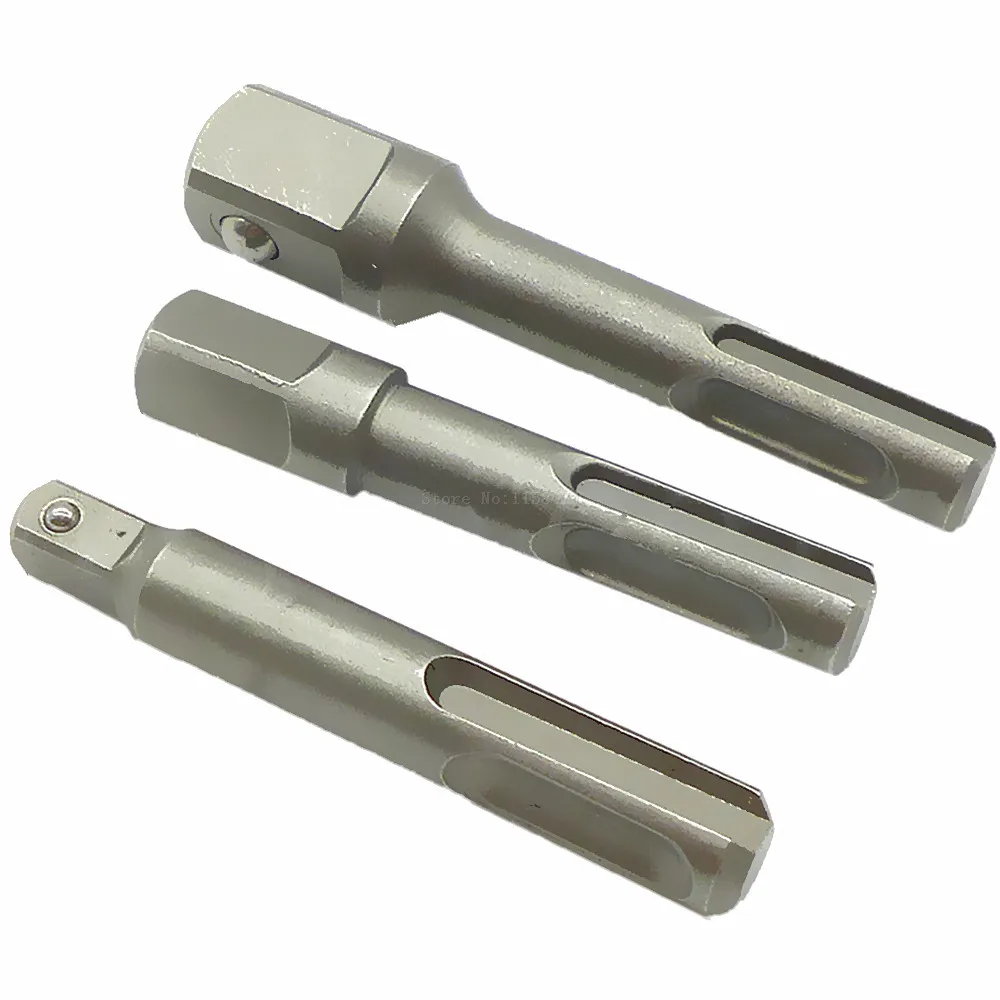1//4/" 3//8/" 1//2/" Impact Drill Chuck Socket Screwdriver Adaptor Converter SDS Plus