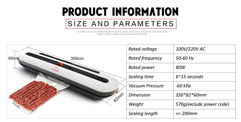 vacuum food sealer