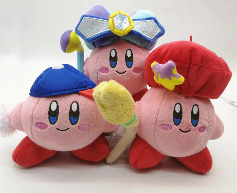 Star Kirby Adventure Kirby Cafe Waddle Dee Plush Doll Mascot Toy 15cm Rare Gift