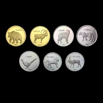 7pcs Naka Nagorno Karabakh coin 100% original real coin Not circulated 
7pcs Naka Nagorno Karabakh coin 100% original real coin Not circulated