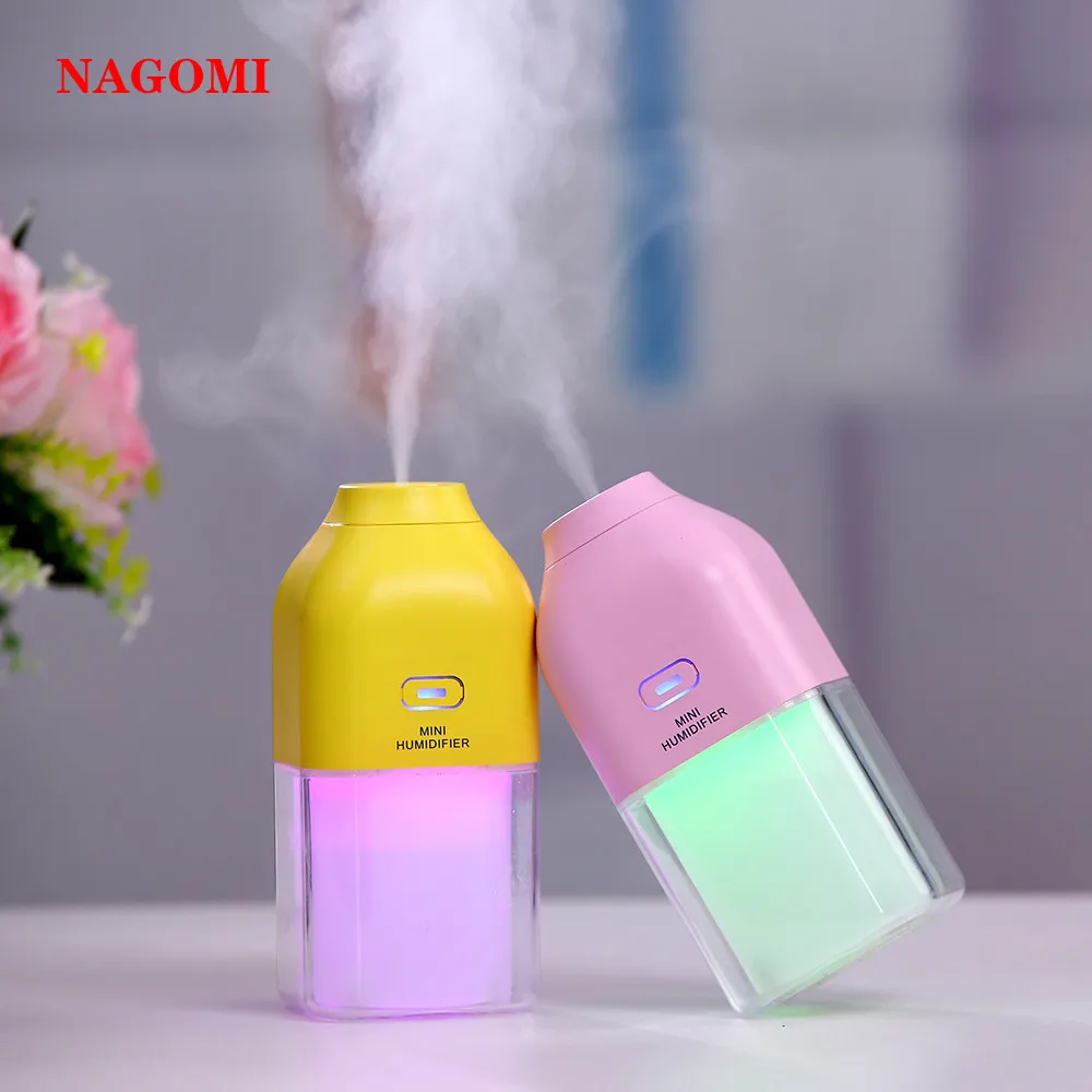 130ML Ultrasonic Air Humidifier USB Energy Bottle Aromatherapy Essential Oil Diffuser With Colorful Light For Home Office
130ML Ultrasonic Air Humidifier USB Energy Bottle Aromatherapy Essential Oil Diffuser With Colorful Light For Home Office