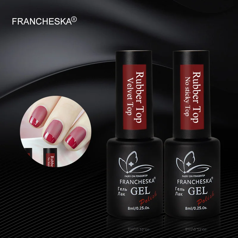 Francheska 8ml Matte Top Coat UV Gel Varnish Soak Off Nail Art Gellak Base Coat No Wipe Top Gel Polish Manicure Semi Permanent
Francheska 8ml Matte Top Coat UV Gel Varnish Soak Off Nail Art Gellak Base Coat No Wipe Top Gel Polish Manicure Semi Permanent
