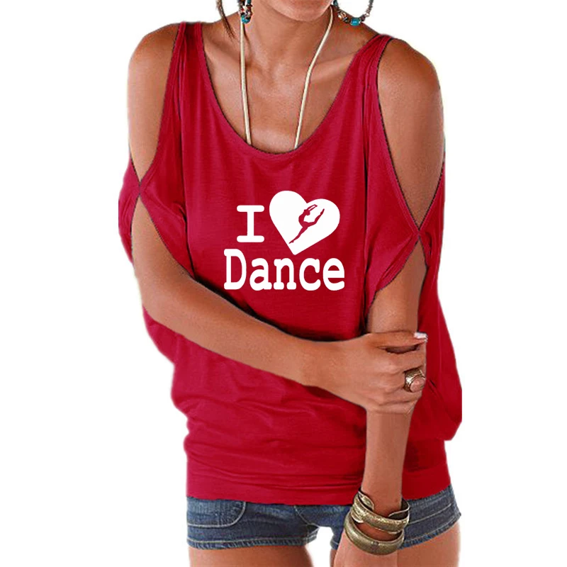 I love Dance Print Shirt Female Harajuku Off Shoulder Dance Lover Student Summer Sleeveless Loose T-Shirt Women Hollow Femme
I love Dance Print Shirt Female Harajuku Off Shoulder Dance Lover Student Summer Sleeveless Loose T-Shirt Women Hollow Femme