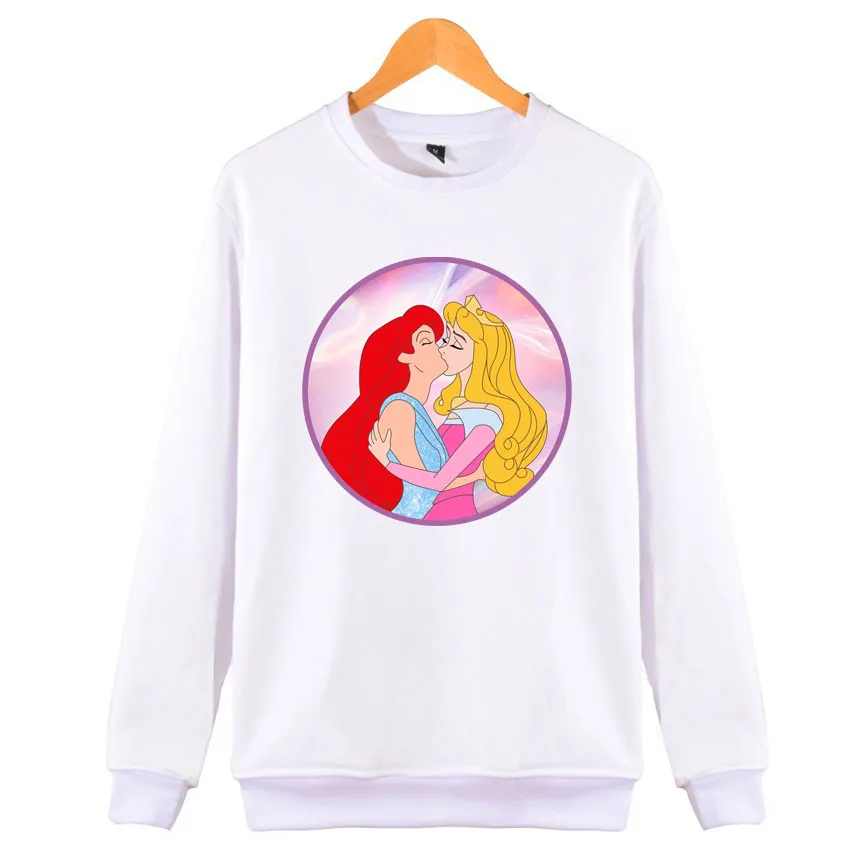 New Autumn Female Long Sleeve Coat Cartoon Funny Princess Kiss Harajuku Kpop Printed Women Sweatshirts Casual Loose Lady Clothes
New Autumn Female Long Sleeve Coat Cartoon Funny Princess Kiss Harajuku Kpop Printed Women Sweatshirts Casual Loose Lady Clothes