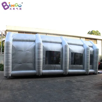 Silver color Inflatable paint spray booth with filters Hot sale 9.2X5.8X3.7 Meters blow up spray paint tent toy tents
Silver color Inflatable paint spray booth with filters Hot sale 9.2X5.8X3.7 Meters blow up spray paint tent toy tents