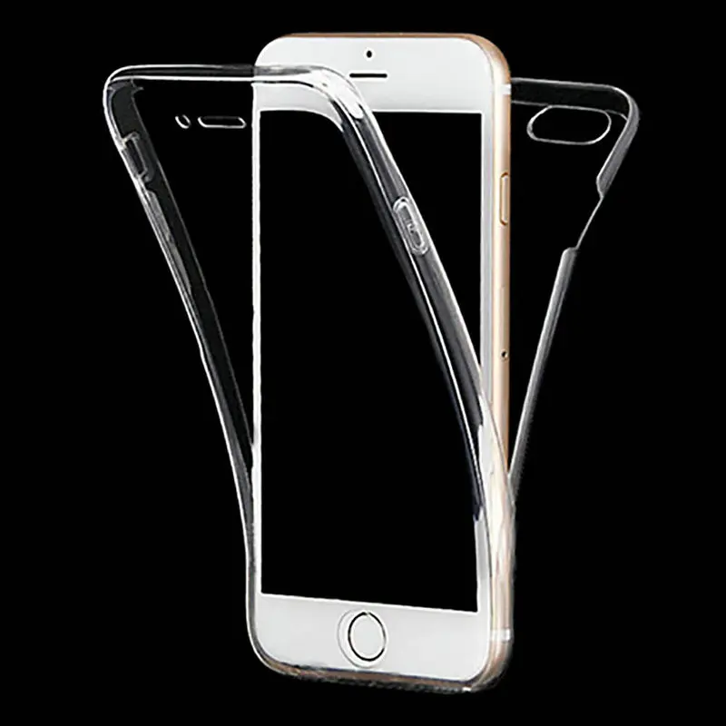 For IPhone Case Shockproof Back+Front Clear Soft TPU Touch Case For IPhone 6 6S Plus Full Body Protective Cover
For IPhone Case Shockproof Back+Front Clear Soft TPU Touch Case For IPhone 6 6S Plus Full Body Protective Cover