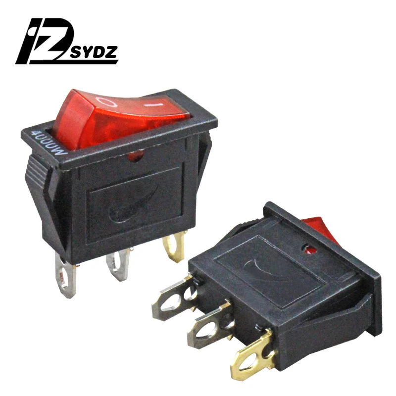 KCD3 4000W black boat type switch Rocker Switch 25x20mm 15A250V 3-pin 2-gear boat type button switch
KCD3 4000W black boat type switch Rocker Switch 25x20mm 15A250V 3-pin 2-gear boat type button switch