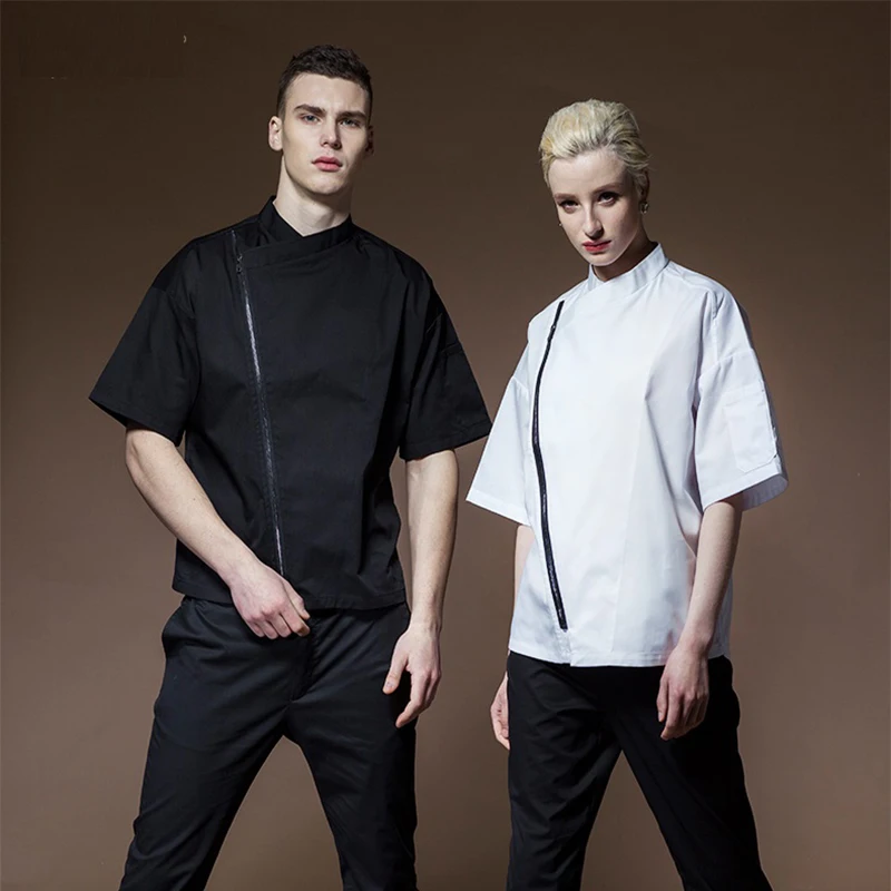 Summer New Restaurant&Pantry&Hotel Woman Man Short Sleeve Thin Kitchen Chef Jacket Zipper Chef Uniform Cooker Top Clothes,S1
Summer New Restaurant&Pantry&Hotel Woman Man Short Sleeve Thin Kitchen Chef Jacket Zipper Chef Uniform Cooker Top Clothes,S1