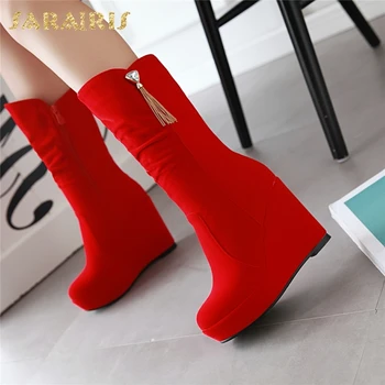 SARAIRIS 2018 Platform Wedge High Heels Mid Calf Boots Woman Shoes Zip Up Dropship Hot Sale Shoes Woman Boots
SARAIRIS 2018 Platform Wedge High Heels Mid Calf Boots Woman Shoes Zip Up Dropship Hot Sale Shoes Woman Boots