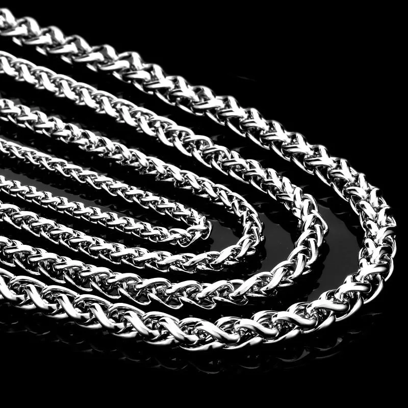 MDNEN Fashion domineering keel snake bone wheat men long necklace titanium steel necklace jewelry
MDNEN Fashion domineering keel snake bone wheat men long necklace titanium steel necklace jewelry