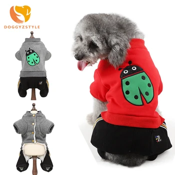Winter Puppy Dog Cat Jumpsuit Clothes Warm Soft Ladybug Embroidered Dogs Sweatshirt Coat Pets Jacket Costume DOGGYZSTYLE
Winter Puppy Dog Cat Jumpsuit Clothes Warm Soft Ladybug Embroidered Dogs Sweatshirt Coat Pets Jacket Costume DOGGYZSTYLE