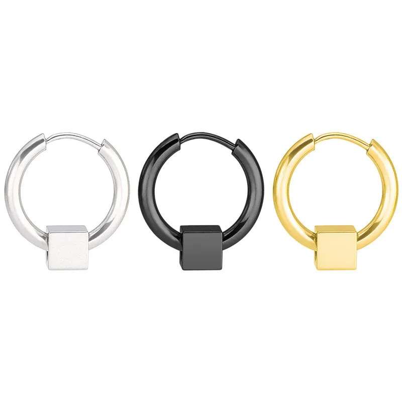 Stainless Steel Square Bead Round Circle Stud Earrings For Women Punk Hip hop Lover Simplicity Earring Jewelry 1 piece
Stainless Steel Square Bead Round Circle Stud Earrings For Women Punk Hip hop Lover Simplicity Earring Jewelry 1 piece