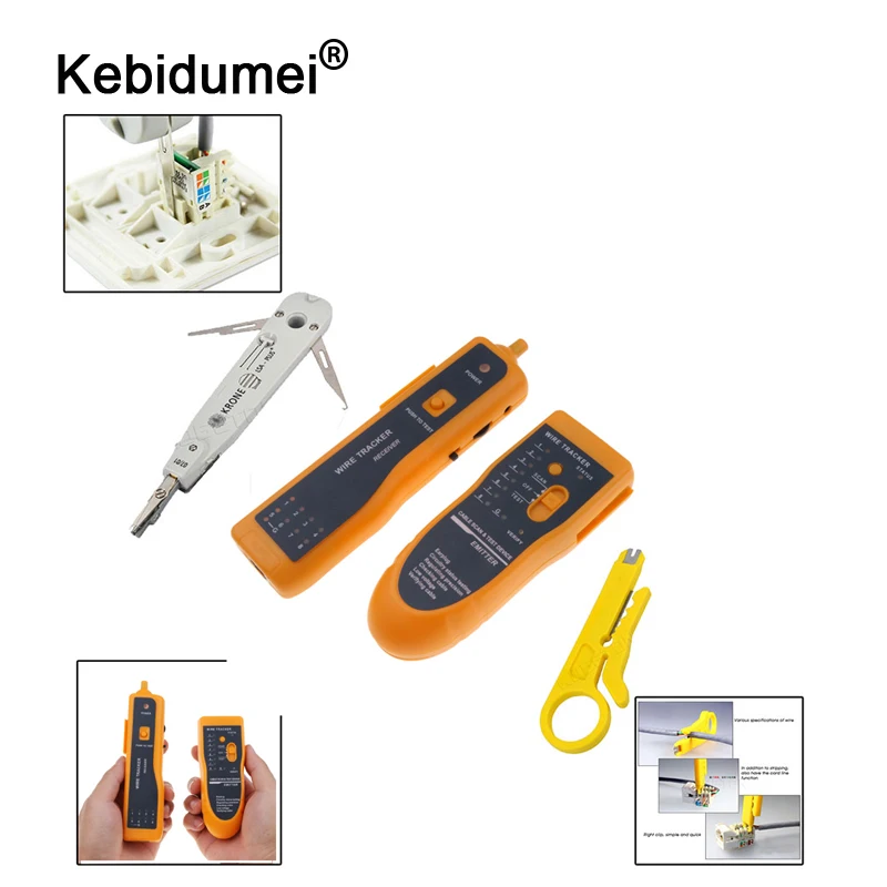 Network Ethernet Cable Tester RJ45 Kit Crimper Crimping Tool Punch Down RJ11 Cat5 Cat6 Wire Line Detector +Network Cable cutter
Network Ethernet Cable Tester RJ45 Kit Crimper Crimping Tool Punch Down RJ11 Cat5 Cat6 Wire Line Detector +Network Cable cutter