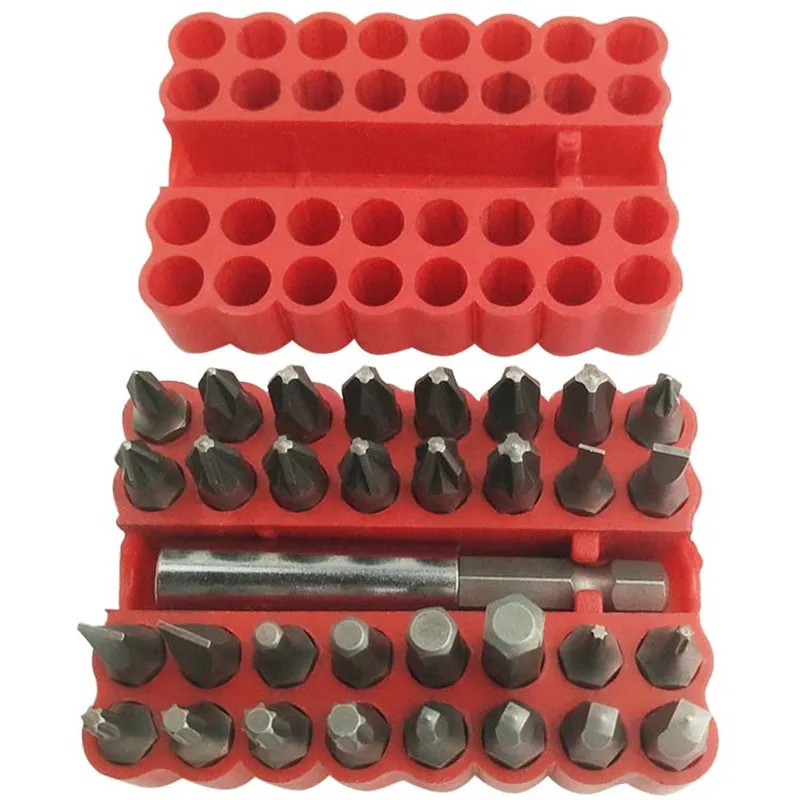 33pcs 1/4" Inch 6mm Adapter Screwdriver Head for electric drill/screwdriver/Universal shaft/1/4 Inch 105 Degree Adapter extend
33pcs 1/4" Inch 6mm Adapter Screwdriver Head for electric drill/screwdriver/Universal shaft/1/4 Inch 105 Degree Adapter extend