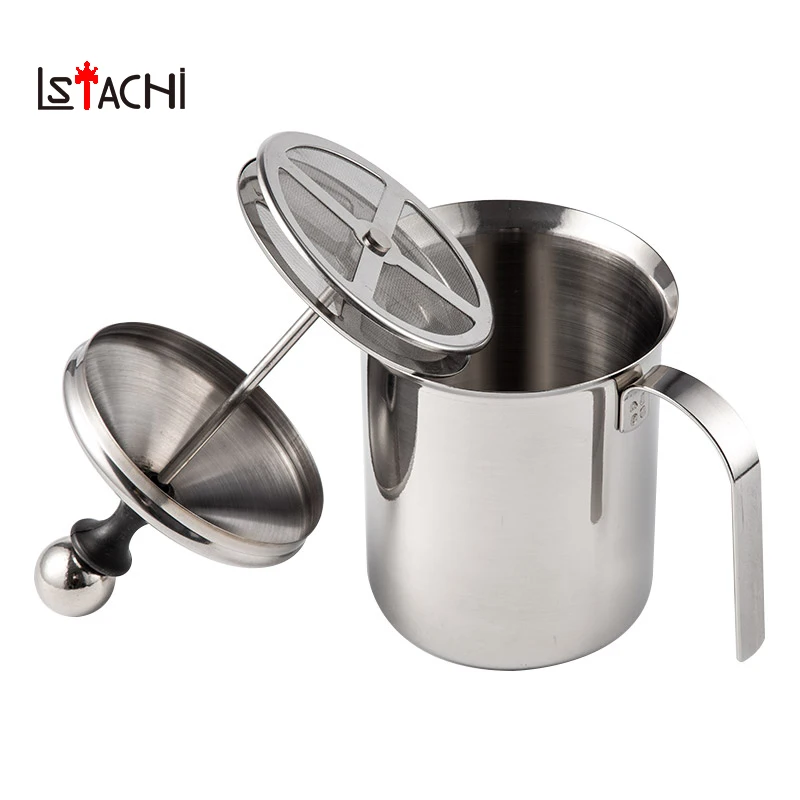 LSTACHi 400/800ML Manual Milk Frother Stainless Steel cappuccino Milk Creamer Milk Foam Mesh Coffee Foamer Creamer
LSTACHi 400/800ML Manual Milk Frother Stainless Steel cappuccino Milk Creamer Milk Foam Mesh Coffee Foamer Creamer