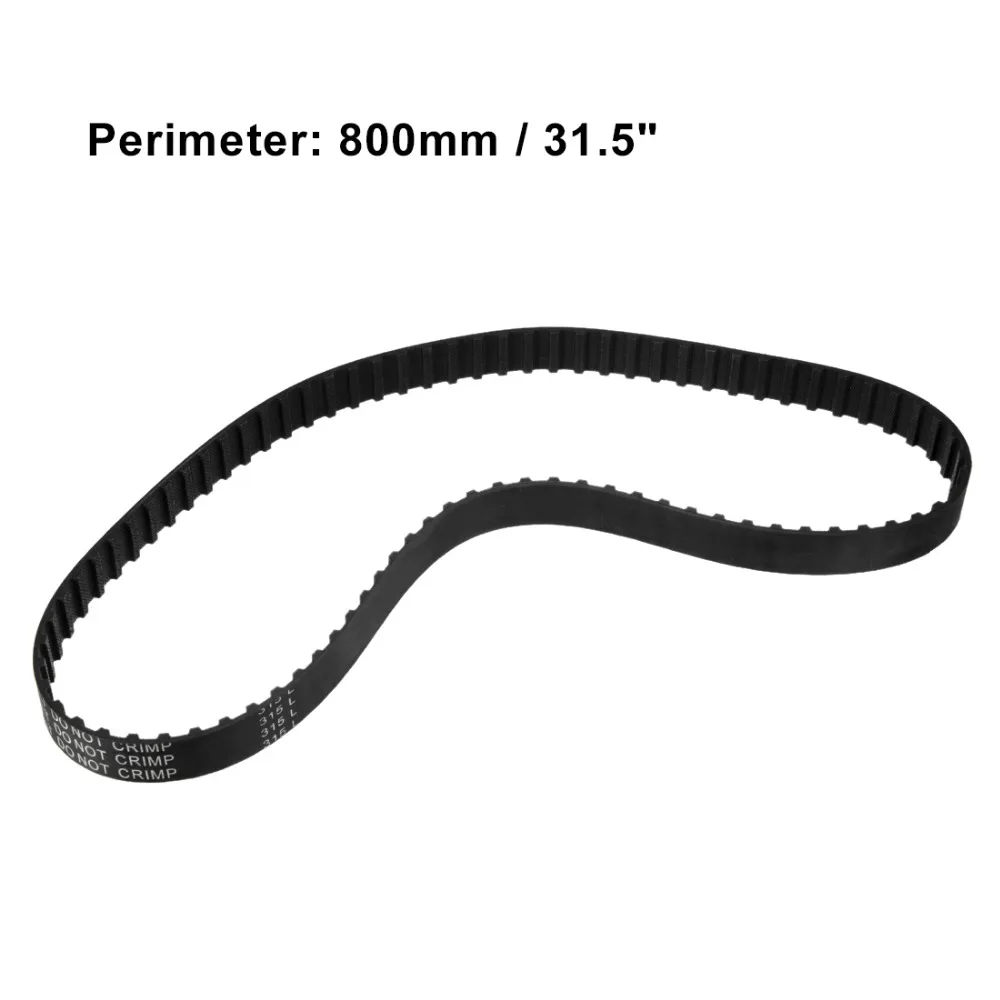 Uxcell Black Rubber Timing Belt 80/84/86/89Teeth Synchronous Closed Loop Belt Timing Pulley Tools 20mm Width 300L 315L 322L 334L
Uxcell Black Rubber Timing Belt 80/84/86/89Teeth Synchronous Closed Loop Belt Timing Pulley Tools 20mm Width 300L 315L 322L 334L